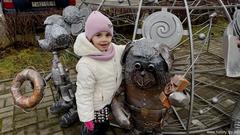 Арт-объект в городе Жодино: Четвероногие герои – укротители стихий